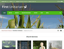 Tablet Screenshot of firstunitarian-hobart.org